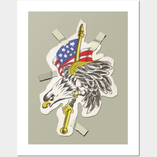 Tough sticker for the U.S of A Posters and Art